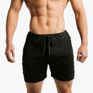 Men's Black Athletic Shorts